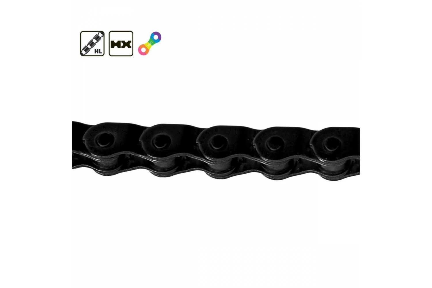 Chaine Demi Maillon YBN 1/8 Noir 3 Chaine Demi Maillon YBN 1/8 Noir