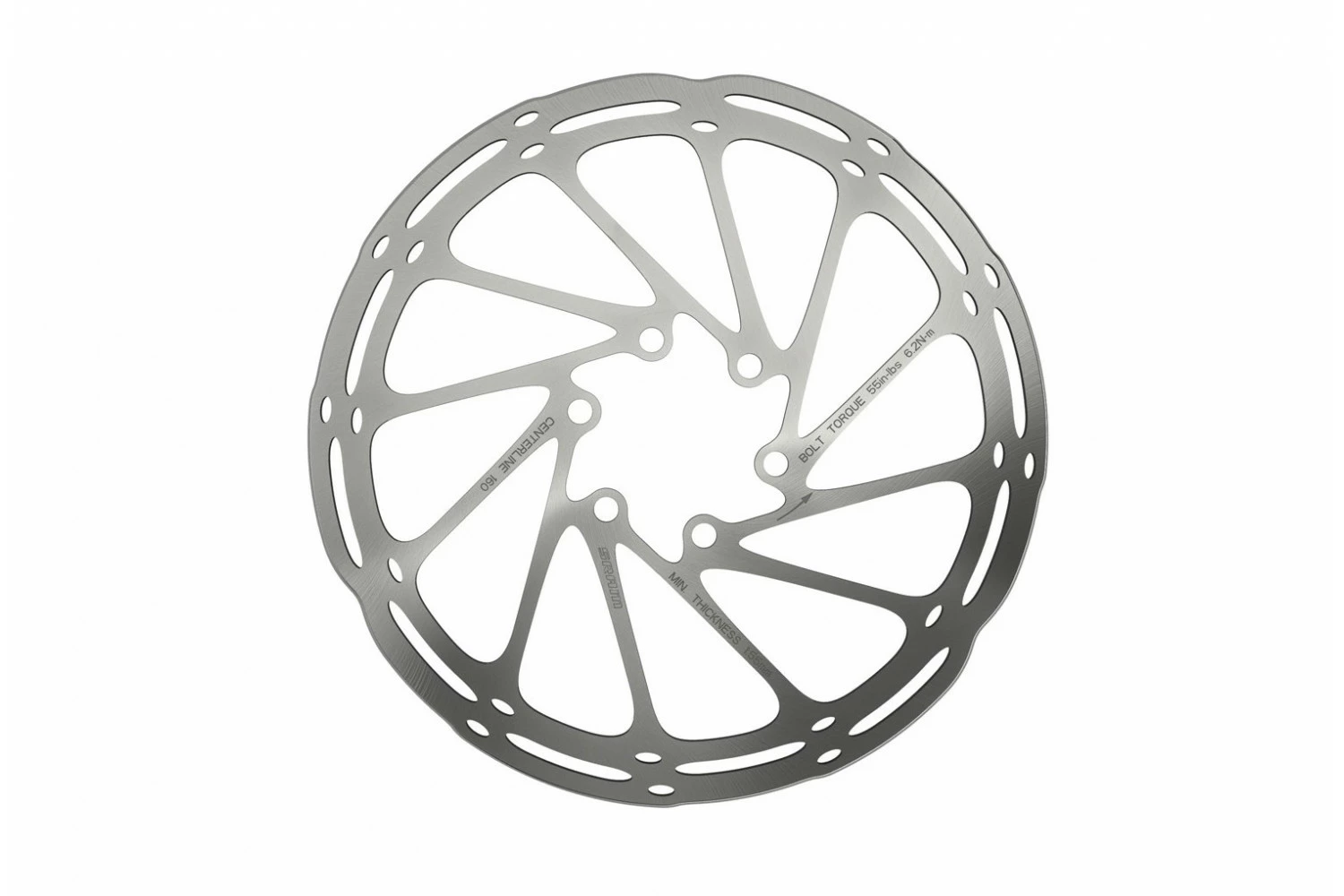 DISQUE SRAM CENTERLINE ARGENT 220mm 3 DISQUE SRAM CENTERLINE ARGENT 220mm