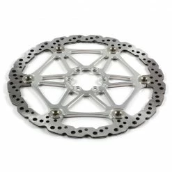 DISQUE V4 FLOTTANT ARGENT 203mm