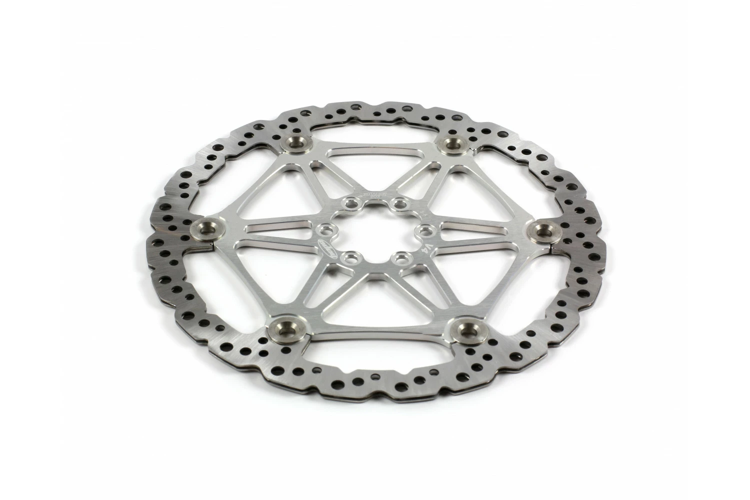 DISQUE V4 FLOTTANT ARGENT 203mm 3 DISQUE V4 FLOTTANT ARGENT 203mm