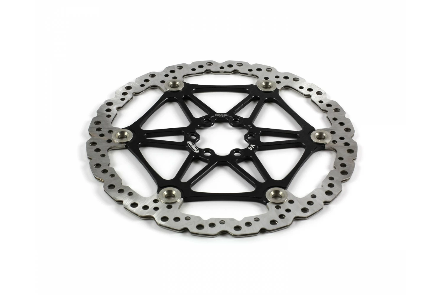 DISQUE V4 FLOTTANT HOPE NOIR 203mm 3 DISQUE V4 FLOTTANT HOPE NOIR 203mm