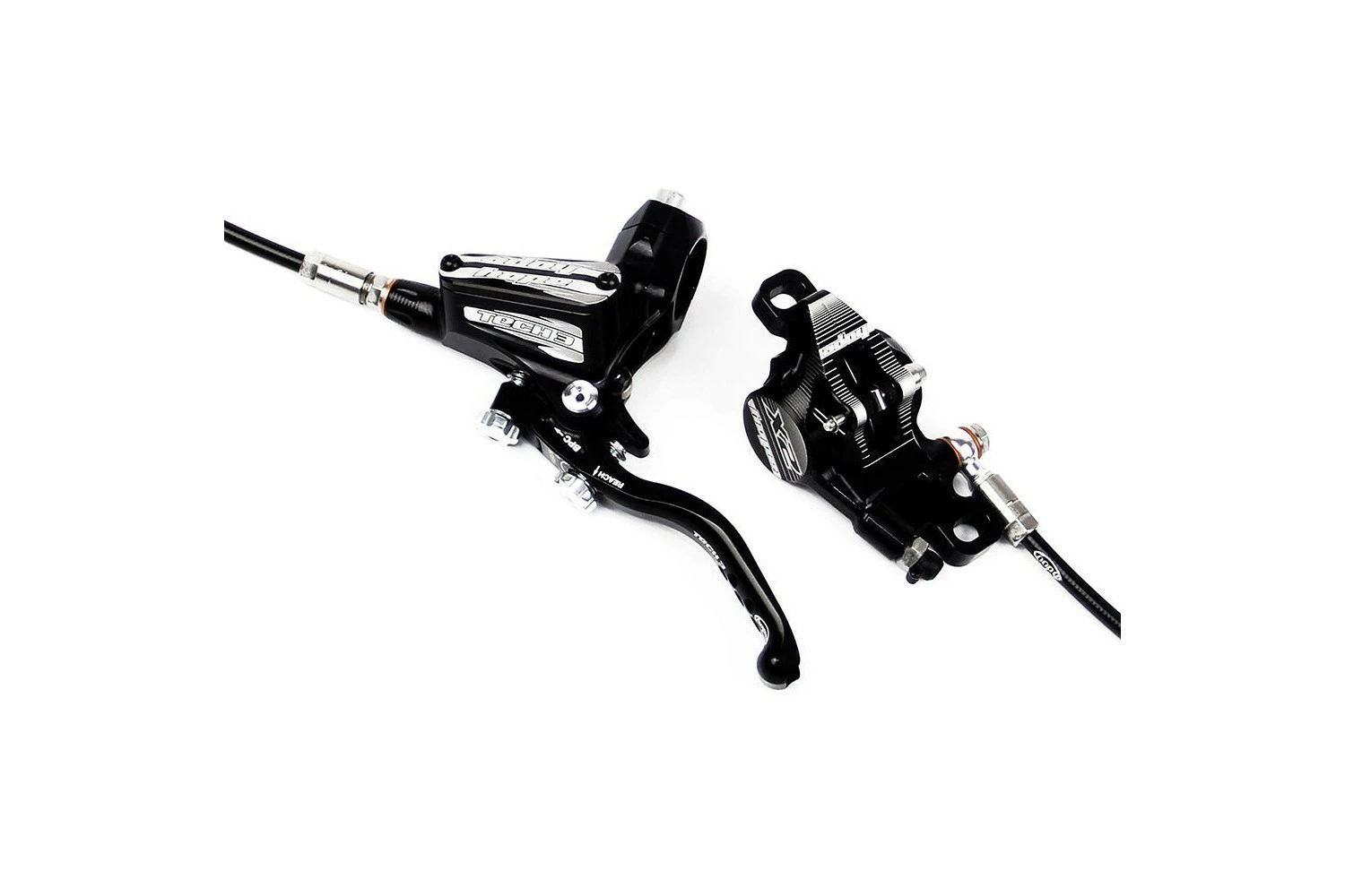 Frein Hope Tech3 / Trial Zone Maitre Cylindre Noir Levier Rouge/ Etrier Rouge 3 Frein Hope Tech3 / Trial Zone Maitre Cylindre Noir Levier Rouge/ Etrier Rouge