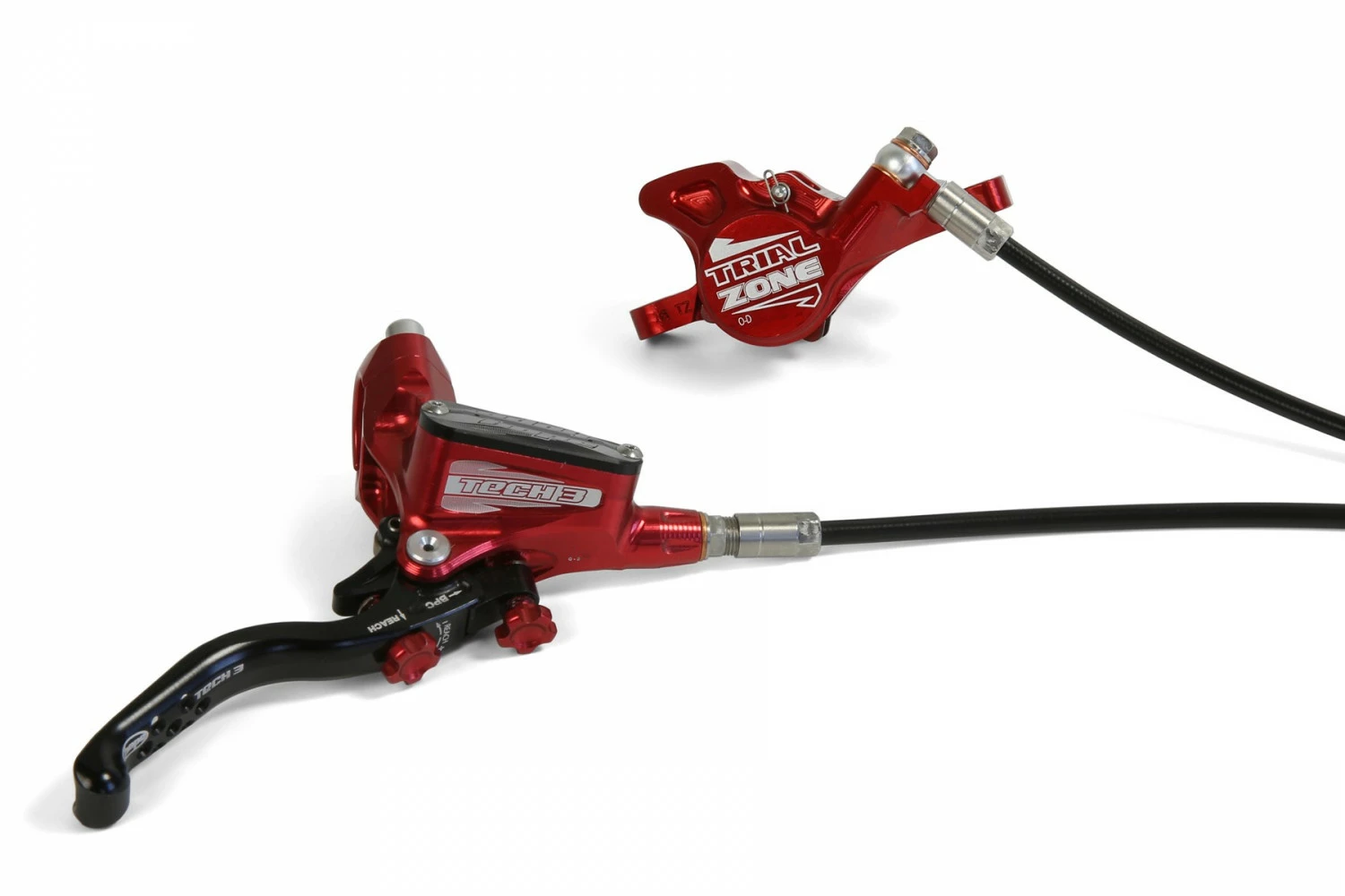 Frein Hope Tech3 / Trial Zone Rouge Droit 3 Frein Hope Tech3 / Trial Zone Rouge Droit