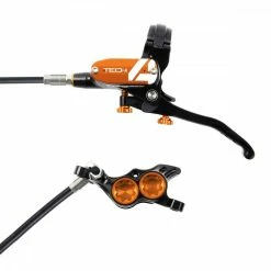 Hope Tech 4 E4 - No Rotor - Black/Orange