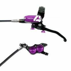 Hope Tech 4 E4 - No Rotor - Black/Purple