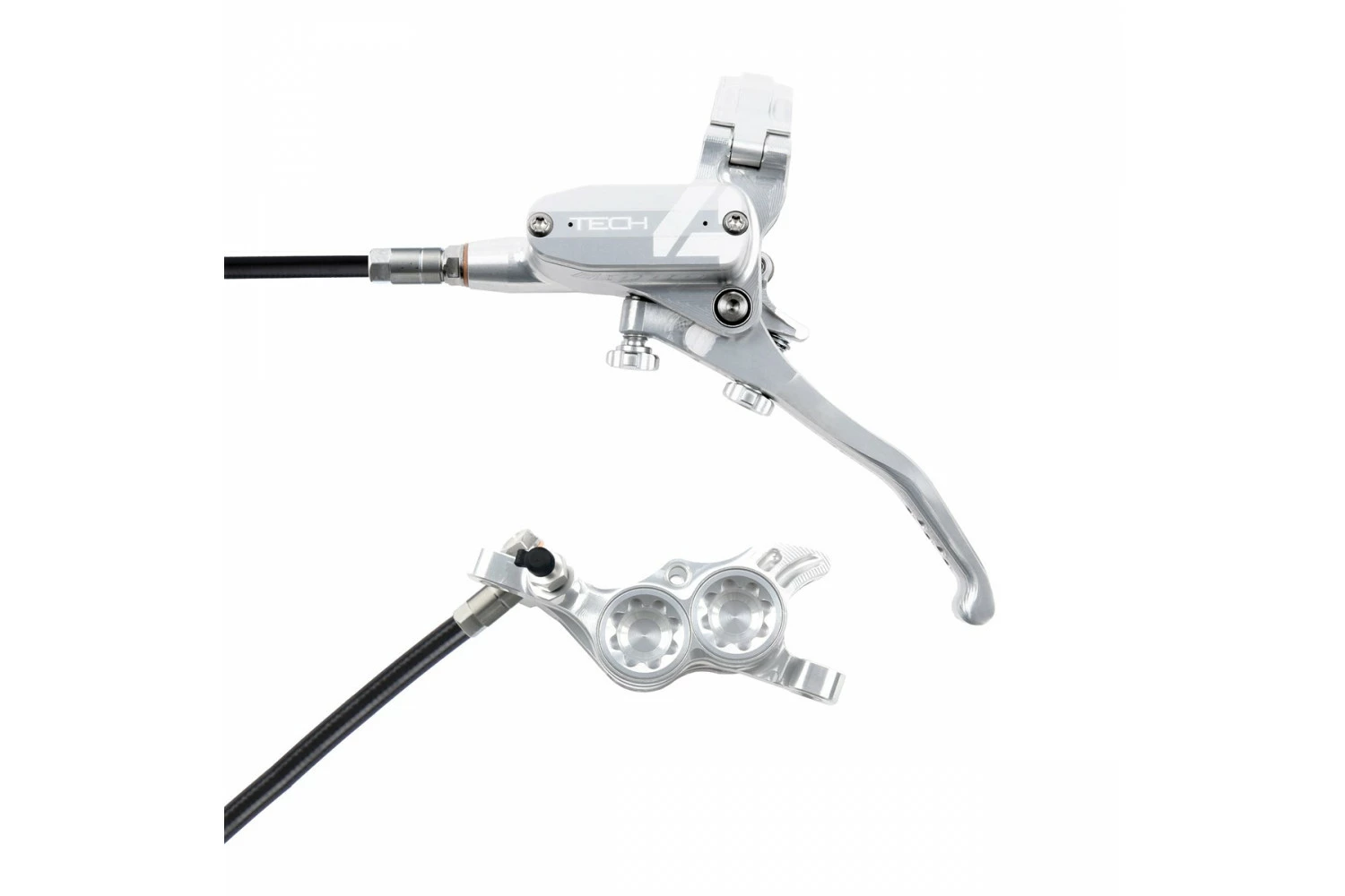 Hope Tech 4 E4 - No Rotor - Silver/Silver 3 Hope Tech 4 E4 - No Rotor - Silver/Silver