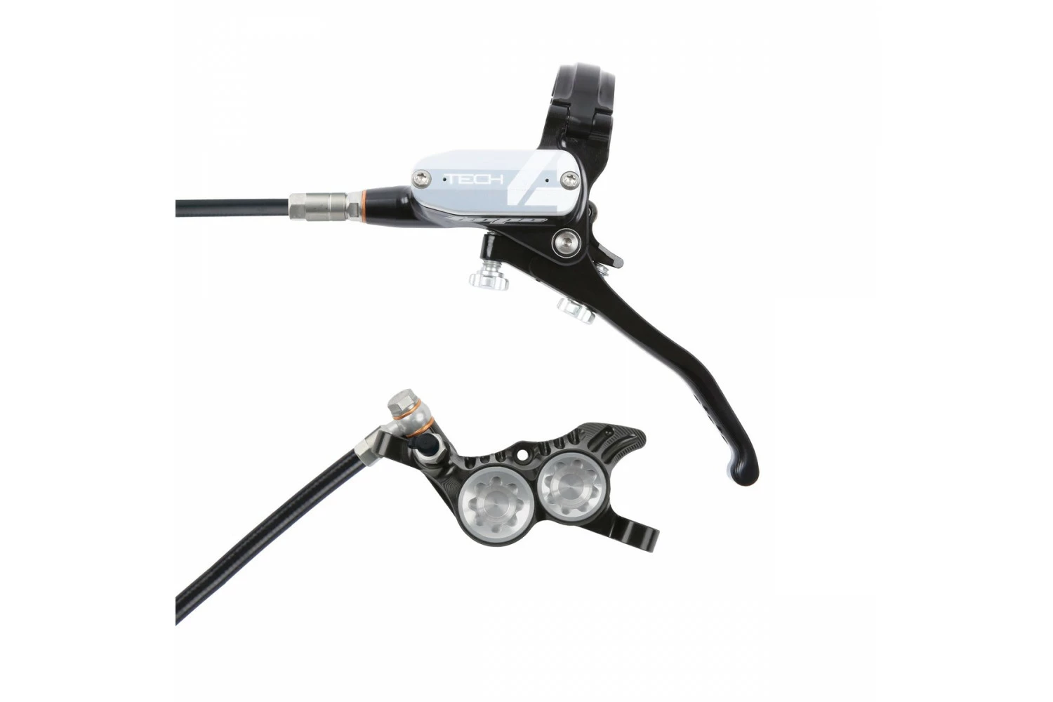 Hope Tech 4 V4 - No Rotor - Black/Silver 3 Hope Tech 4 V4 - No Rotor - Black/Silver