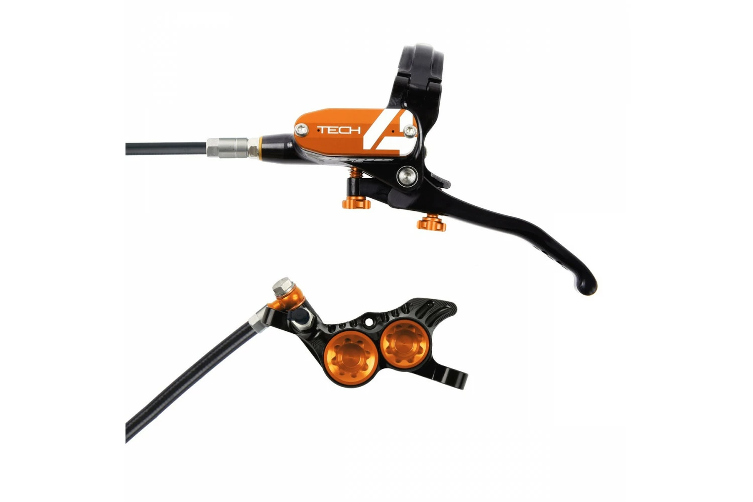 Hope Tech 4 V4 - No Rotor - Orange 3 Hope Tech 4 V4 - No Rotor - Orange