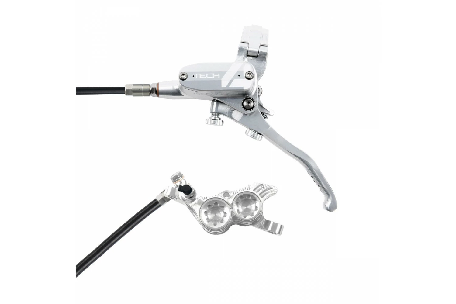 Hope Tech 4 V4 - No Rotor - Silver/Silver 3 Hope Tech 4 V4 - No Rotor - Silver/Silver