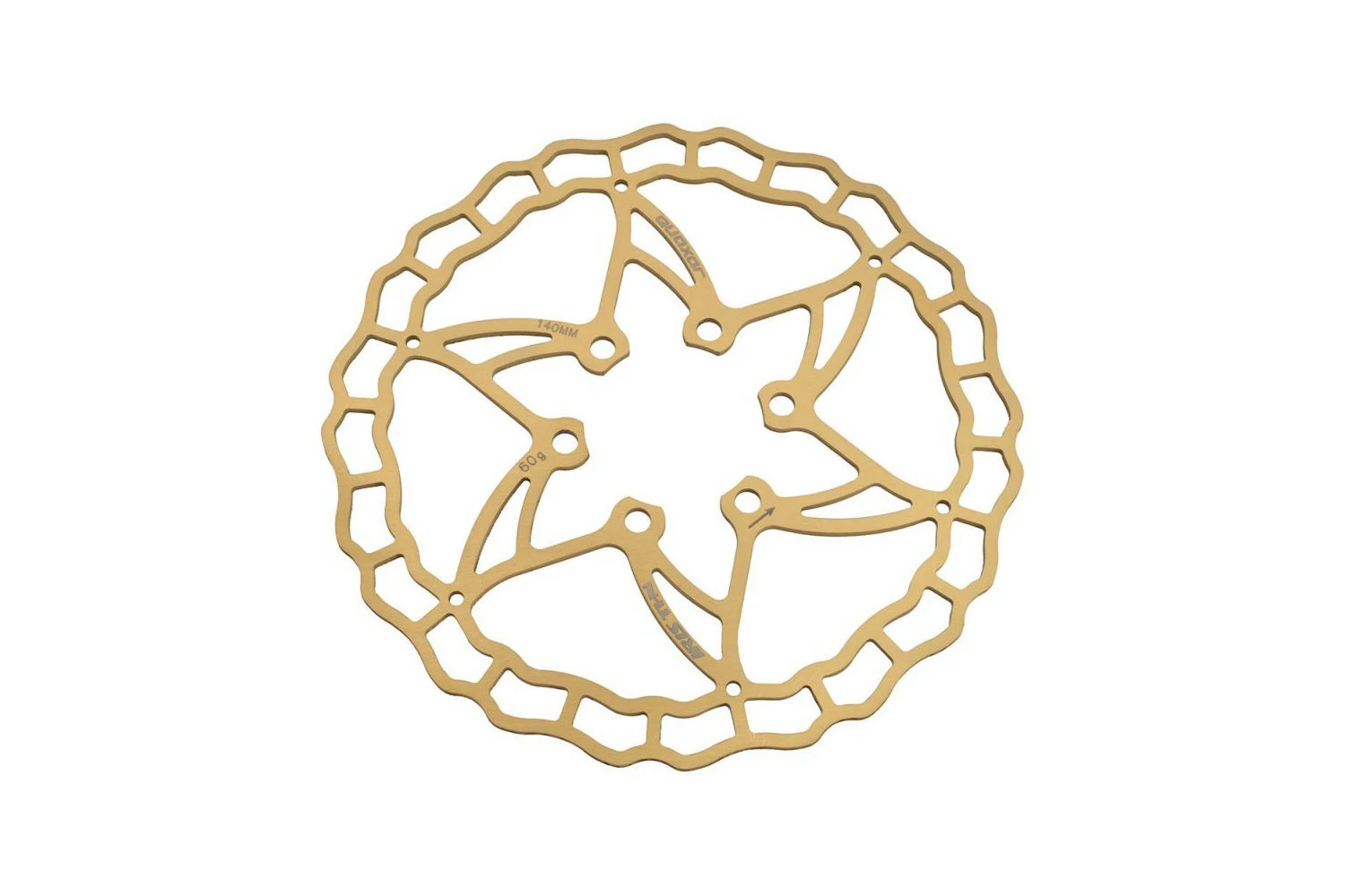 Quaxar IRIS Disque De Frein Ultra-léger En Titane 6 Trous 3 Quaxar IRIS Disque De Frein Ultra-léger En Titane 6 Trous