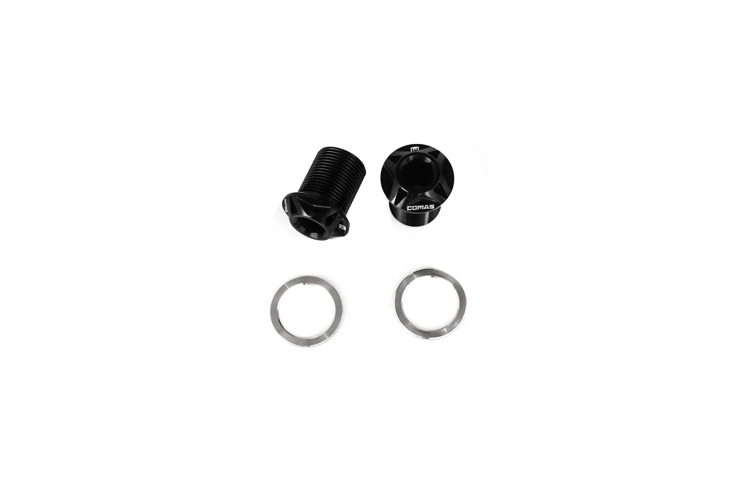 Vis De Pédalier COMAS Noir 3 Vis De Pédalier COMAS Noir